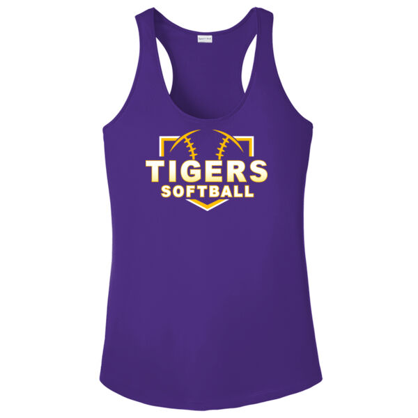 Tigers Softball Ladies Competitor Racerback Thumbnail