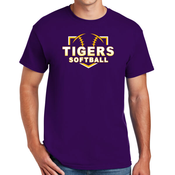 Tigers Softball Unisex 50/50 Tee Thumbnail