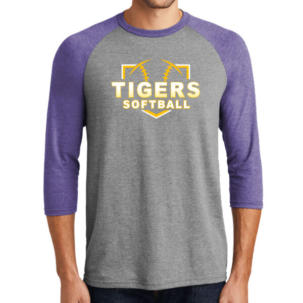 Tigers Softball Unisex Raglan Thumbnail